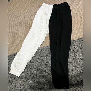 Garage | Small Black & White Joggers